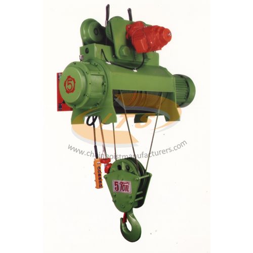 2 Ton Single Girder Electric Wire Rope Hoist